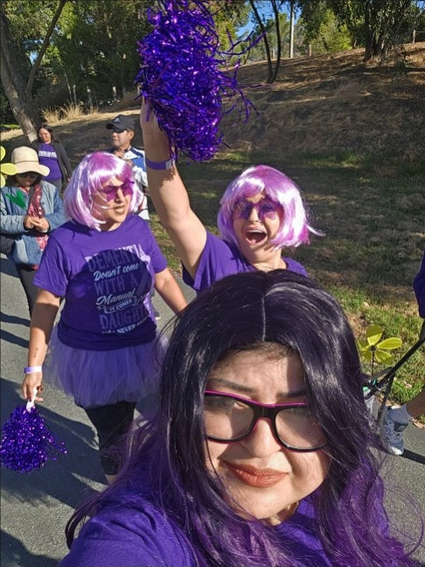 Purple Wig Photo